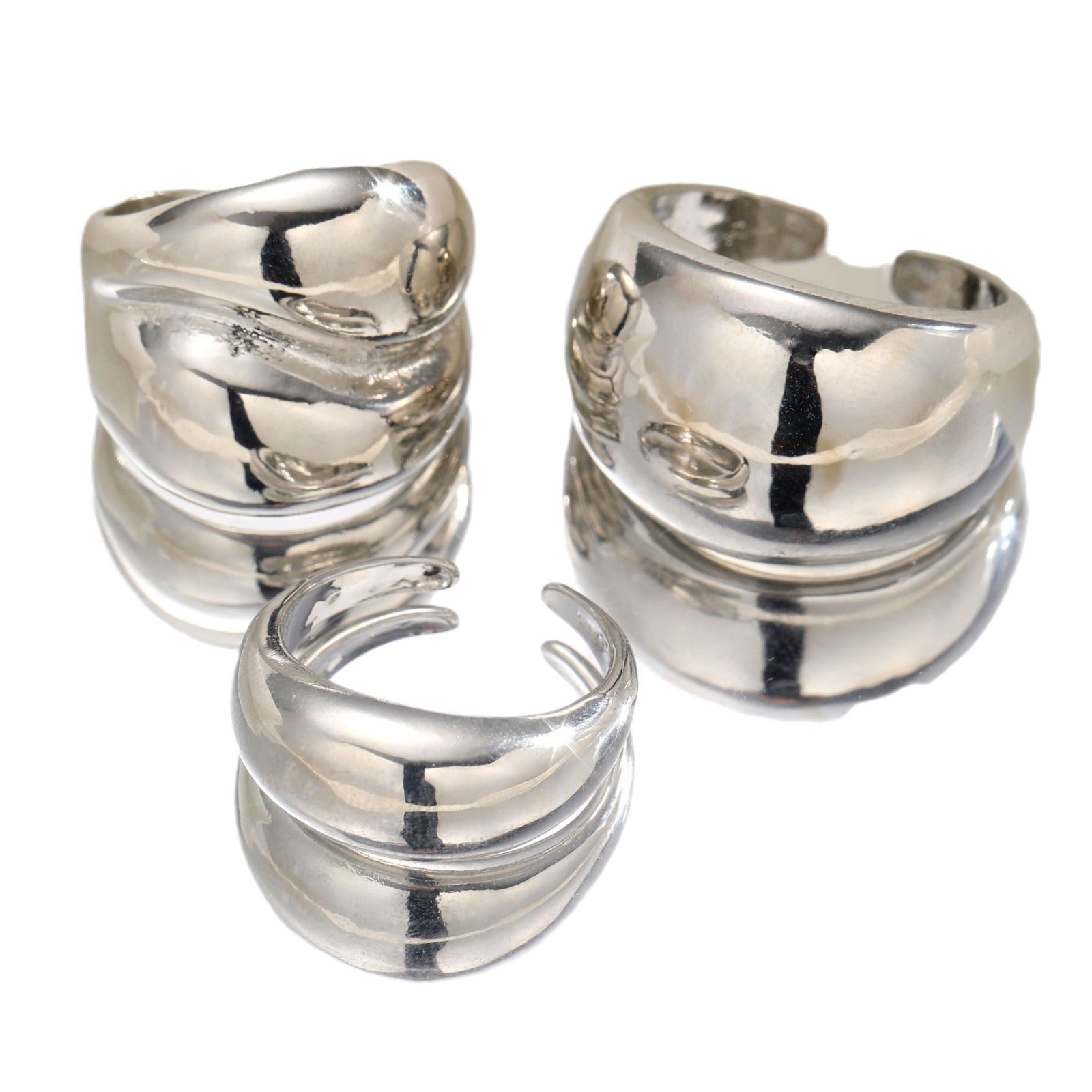 Damen modisches Ringe-Set mit einzigartigen Designs und eleganten Oberflächen Shop Nory