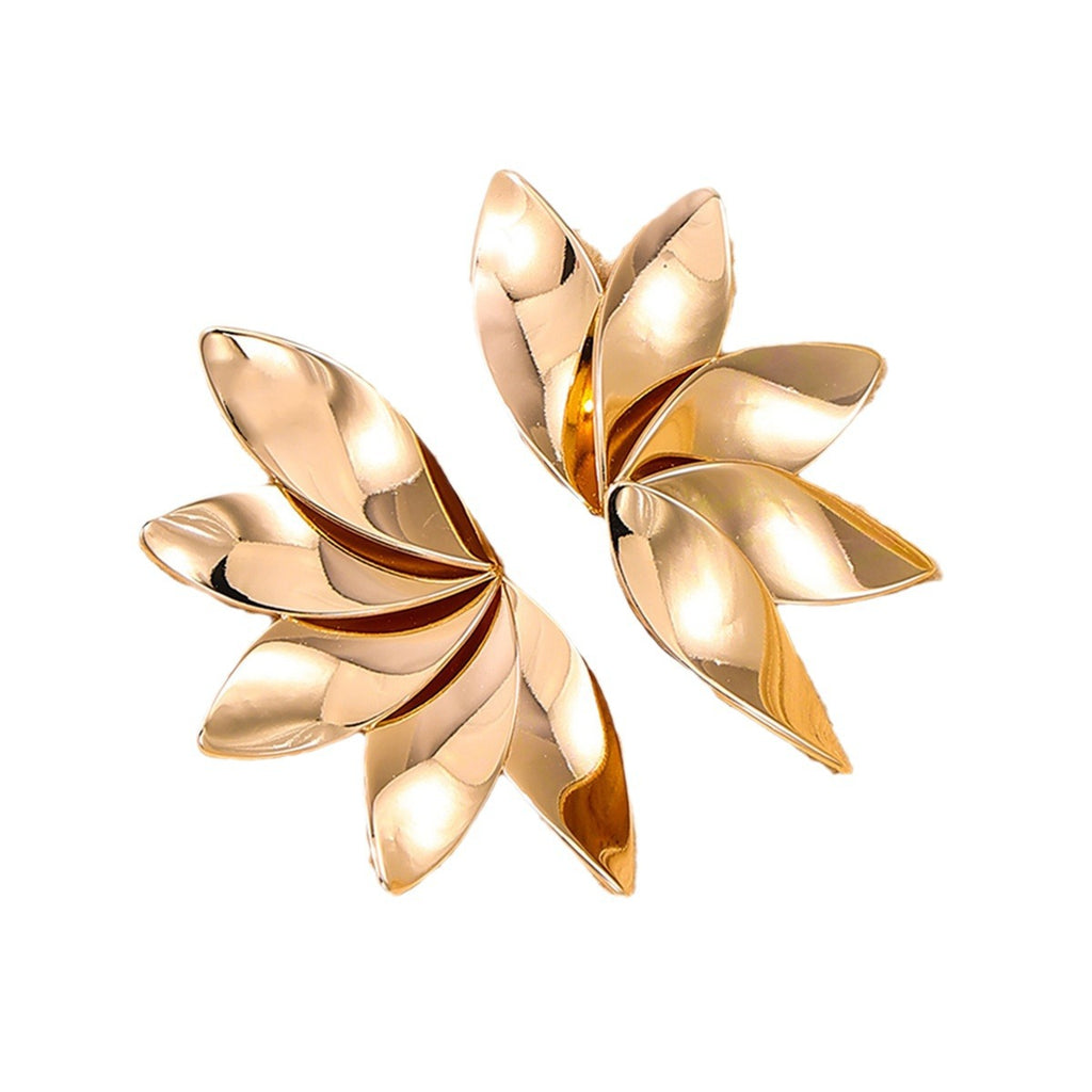 Damen Ohrstecker im eleganten Blütenblattdesign Shop Nory