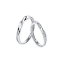 Damen Trauringe mit elegantem geschwungenem Design und funkelnden Akzenten Shop Nory