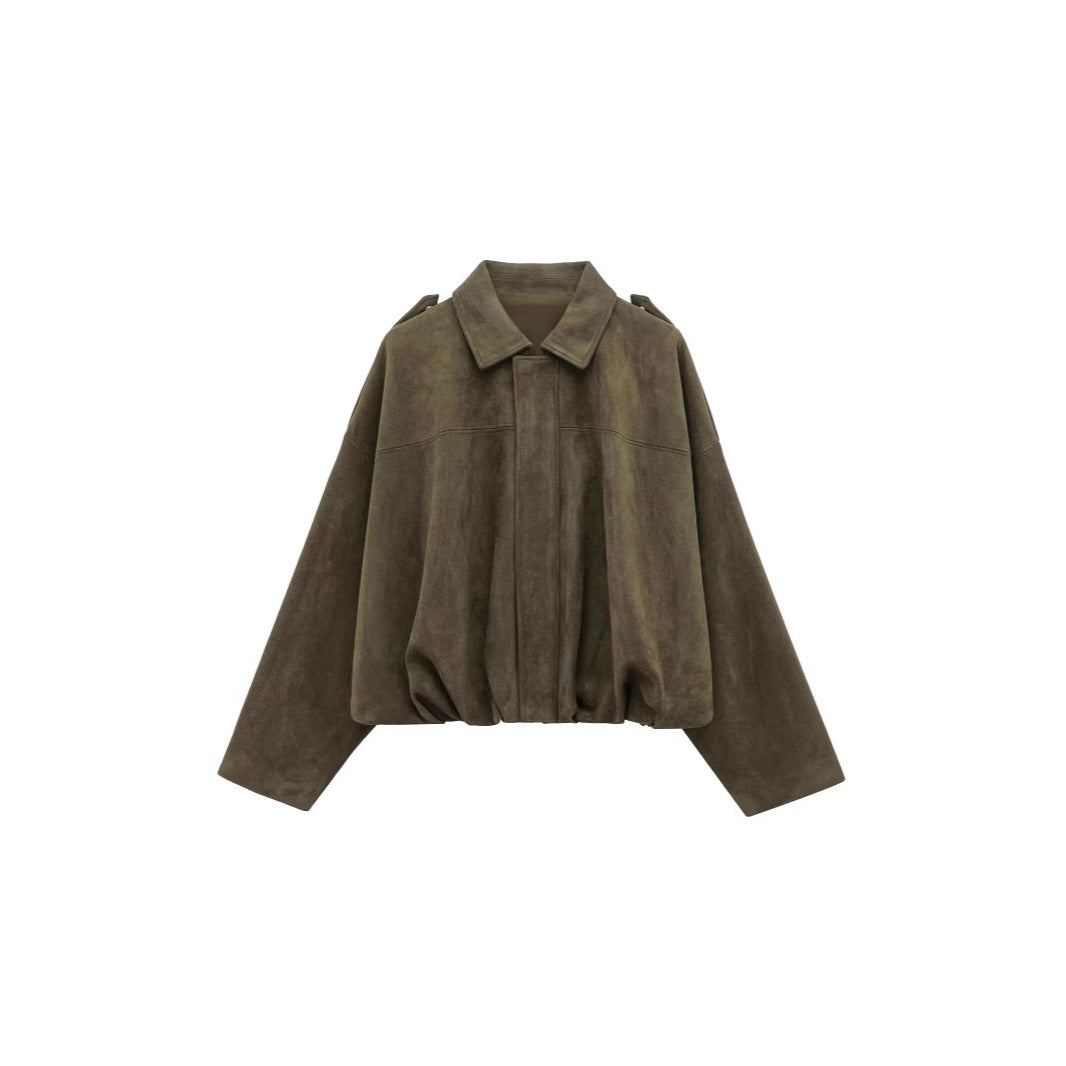 Damen Modische Kurzjacke mit legerem Schnitt