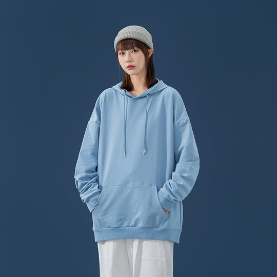 Damen Oversize-Kapuzenpullover mit Kängurutasche, tiefem Schulterfall und verstellbarer Kordel Shop Nory