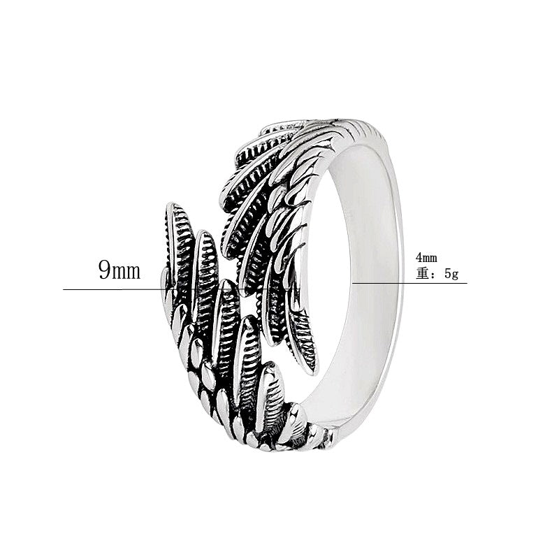 Herren Ring mit kunstvollem Flügeldesign Shop Nory