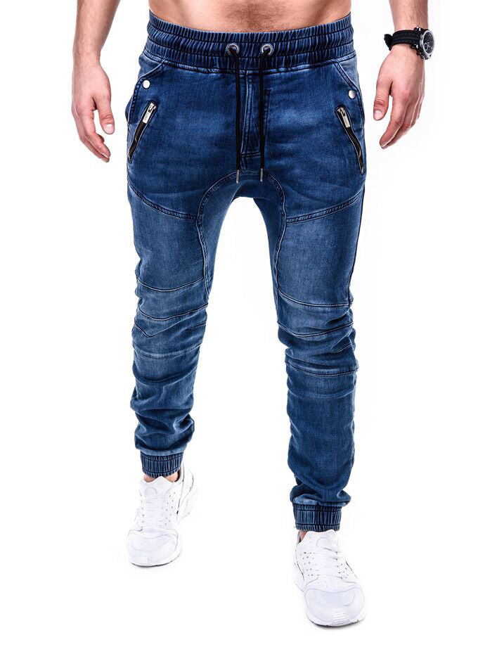 Herren Jogginghose im modernen Skinny Fit mit dehnbarer Baumwollmischung und sportlichen Details