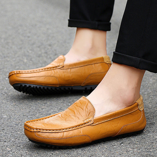 Herren Elegante Mokassins aus weichem Leder