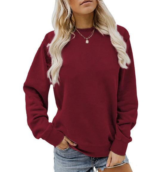 Damen nan lässiges Oversize Sweatshirt mit Rundhalsausschnitt und weichem Baumwollfleece Shop Nory
