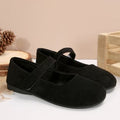 Damen Ballerinas mit verstellbarem Klettverschluss und weichem Obermaterial