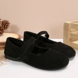 Damen Ballerinas mit verstellbarem Klettverschluss und weichem Obermaterial