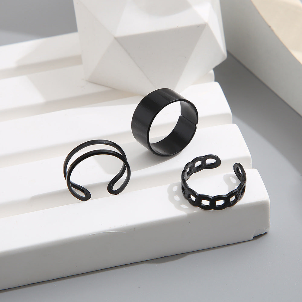 Damen Ring-Set mit einzigartigem Design und modernen Akzenten Shop Nory