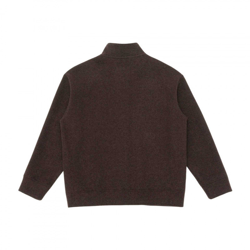 Unisex Boxy-Strickcardigan mit Stehkragen und durchgehender Knopfleiste Shop Nory