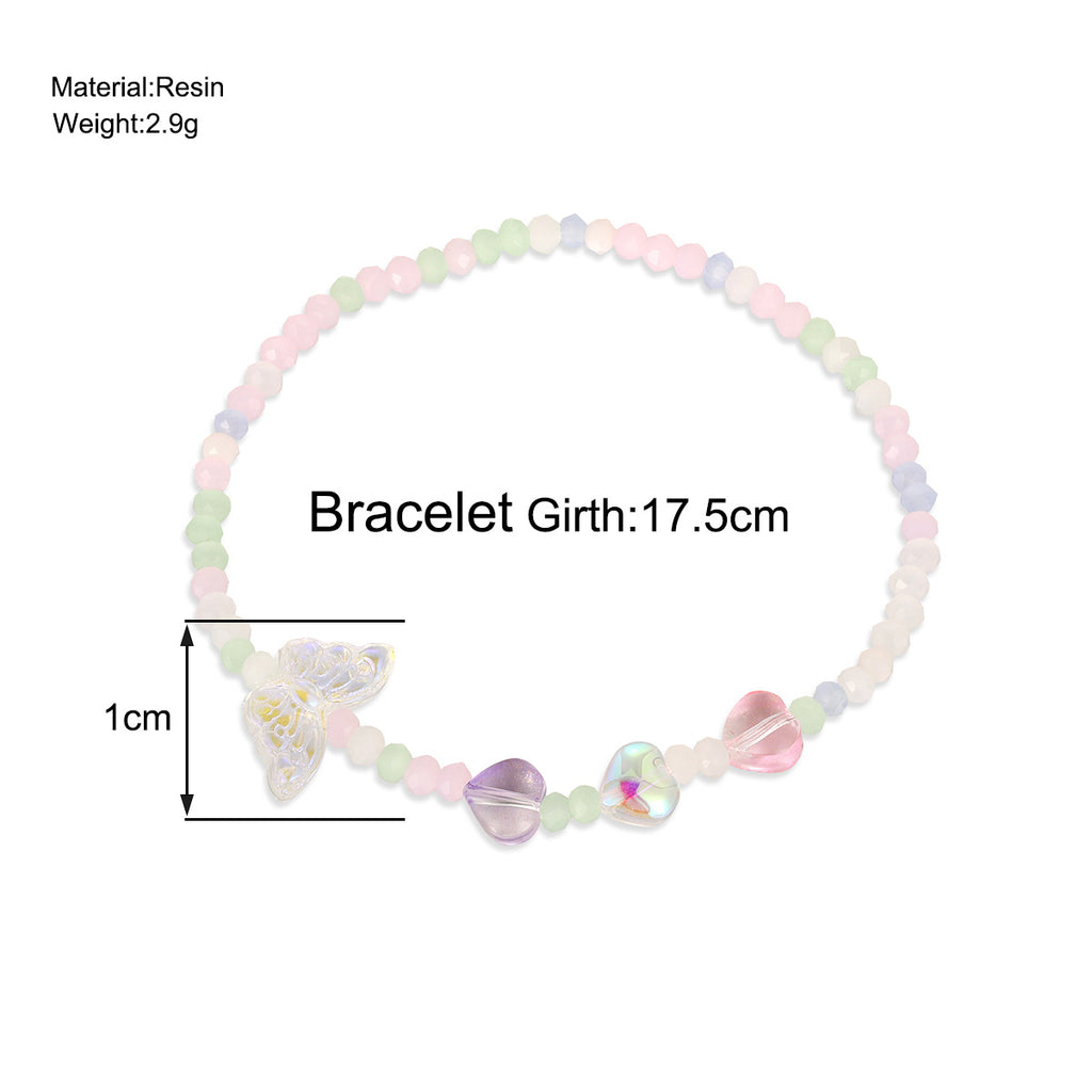 Damen Armband-Set mit bunten Kristallen und verspieltem Design Shop Nory