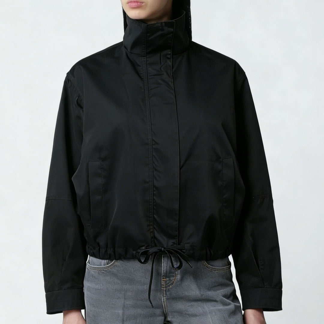 Damen Modische Jacke mit Stehkragen
