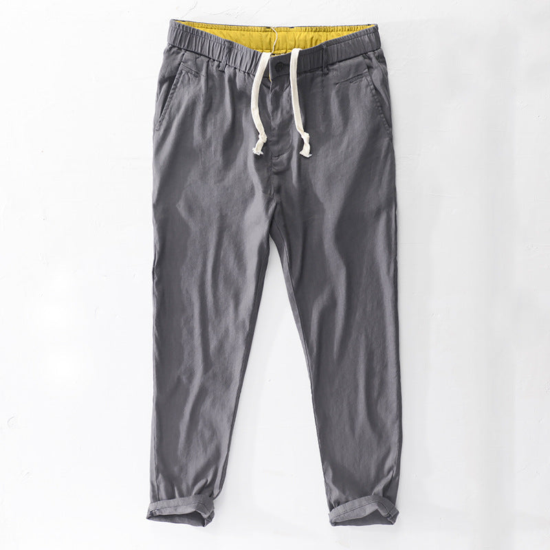 Herren Baumwoll-Chino mit Elastikbund und konischem Schnitt Shop Nory
