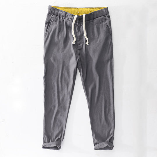 Herren Baumwoll-Chino mit Elastikbund und konischem Schnitt Shop Nory