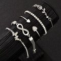 Damen Armreif-Set mit funkelnden Details und verschiedenen Designs Shop Nory