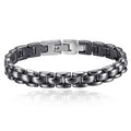 Herren Armband mit hochwertigem Edelstahl und modernem Kettendesign Shop Nory
