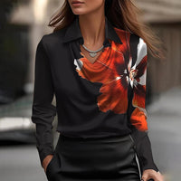 Schwarz mit Print