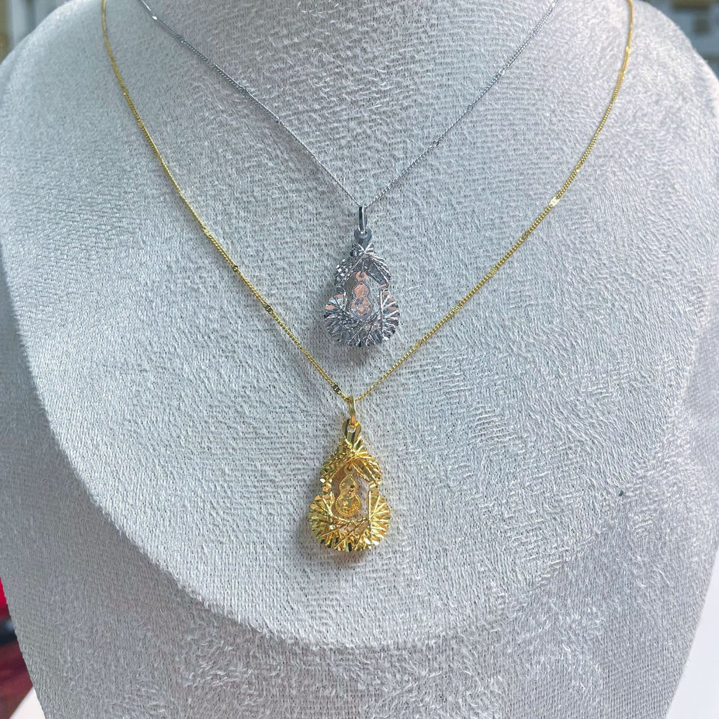 Damen kunstvoller Buddha-Anhänger mit Zirkonia-Verzierung Shop Nory