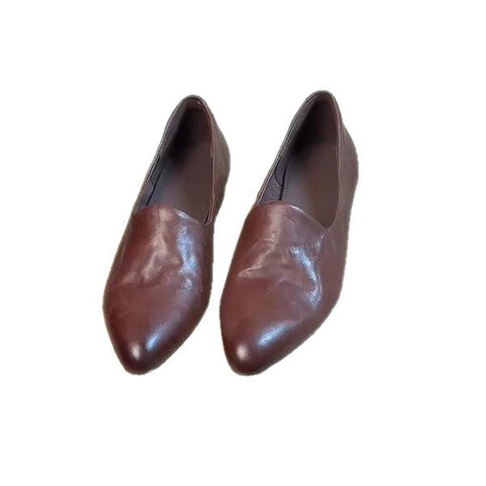 Damen spitz zulaufende Mokassins mit elegantem Schlupfdesign