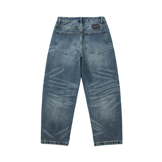 Herren Relaxed-Carrot-Jeans mit hohem Bund und dezenter Used-Waschung Shop Nory