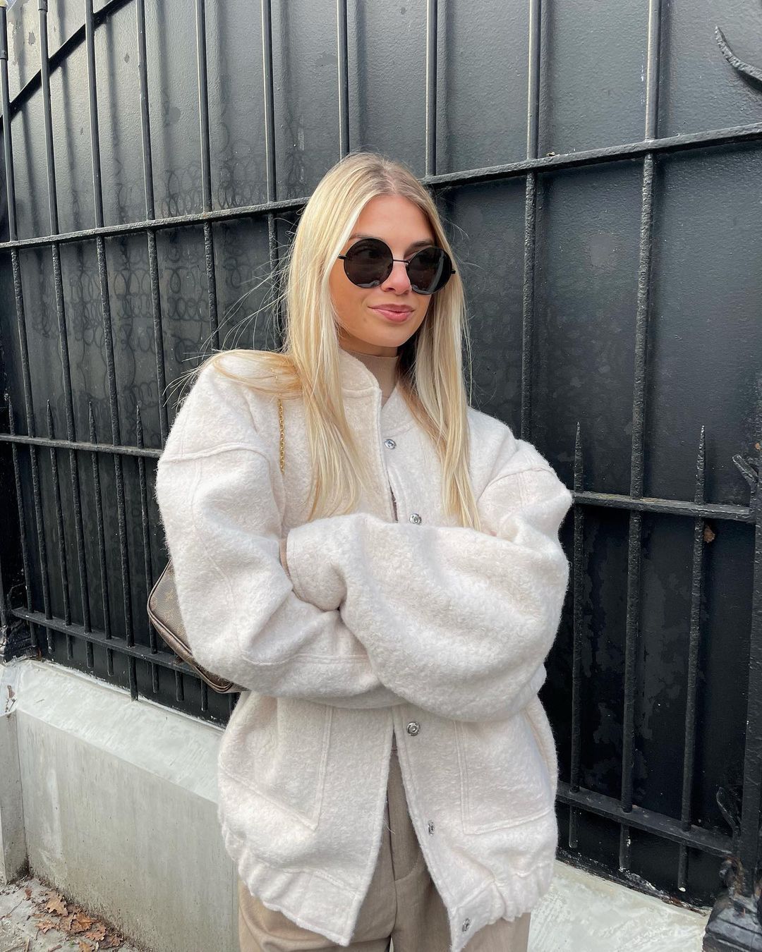 Damen Kuschelige und elegante Wolljacke