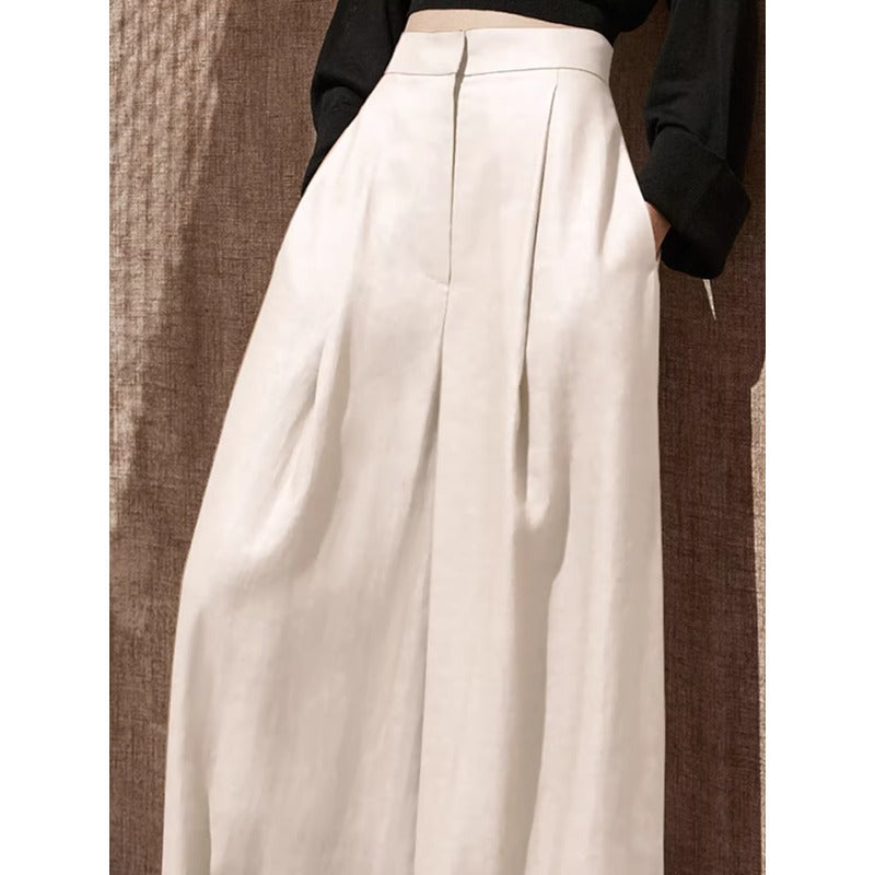 Damen Weite Leinenhose Shop Nory