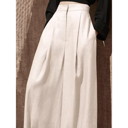 Damen Weite Leinenhose Shop Nory
