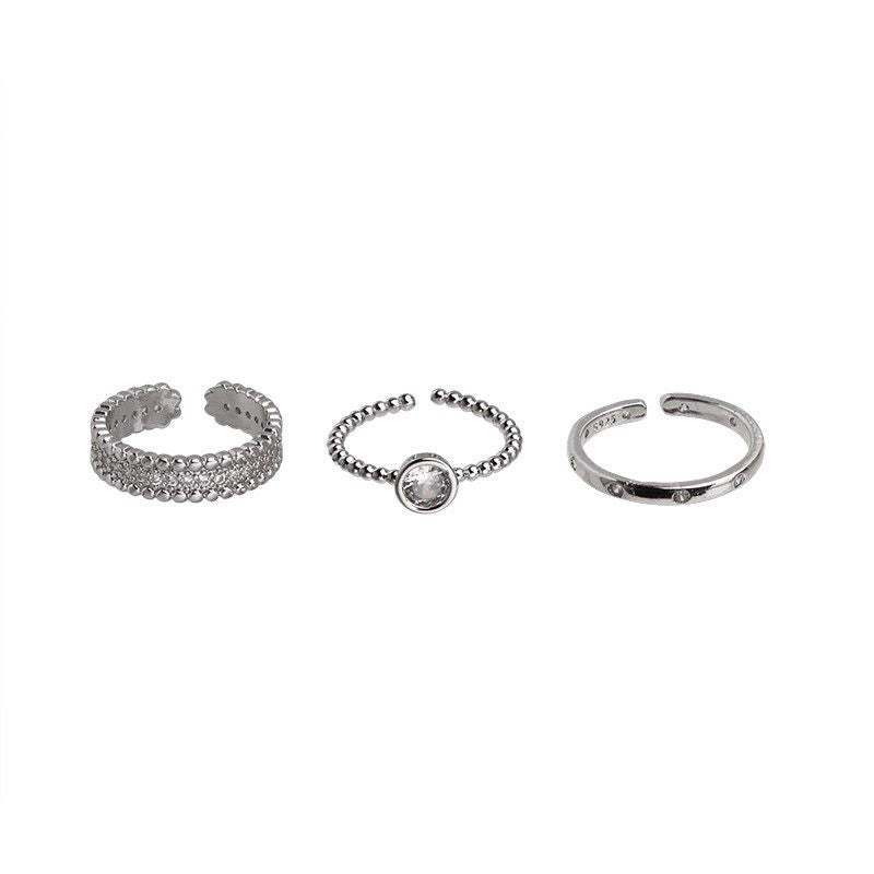 Damen Ring-Set mit funkelnden Zirkonia und elegantem Design Shop Nory
