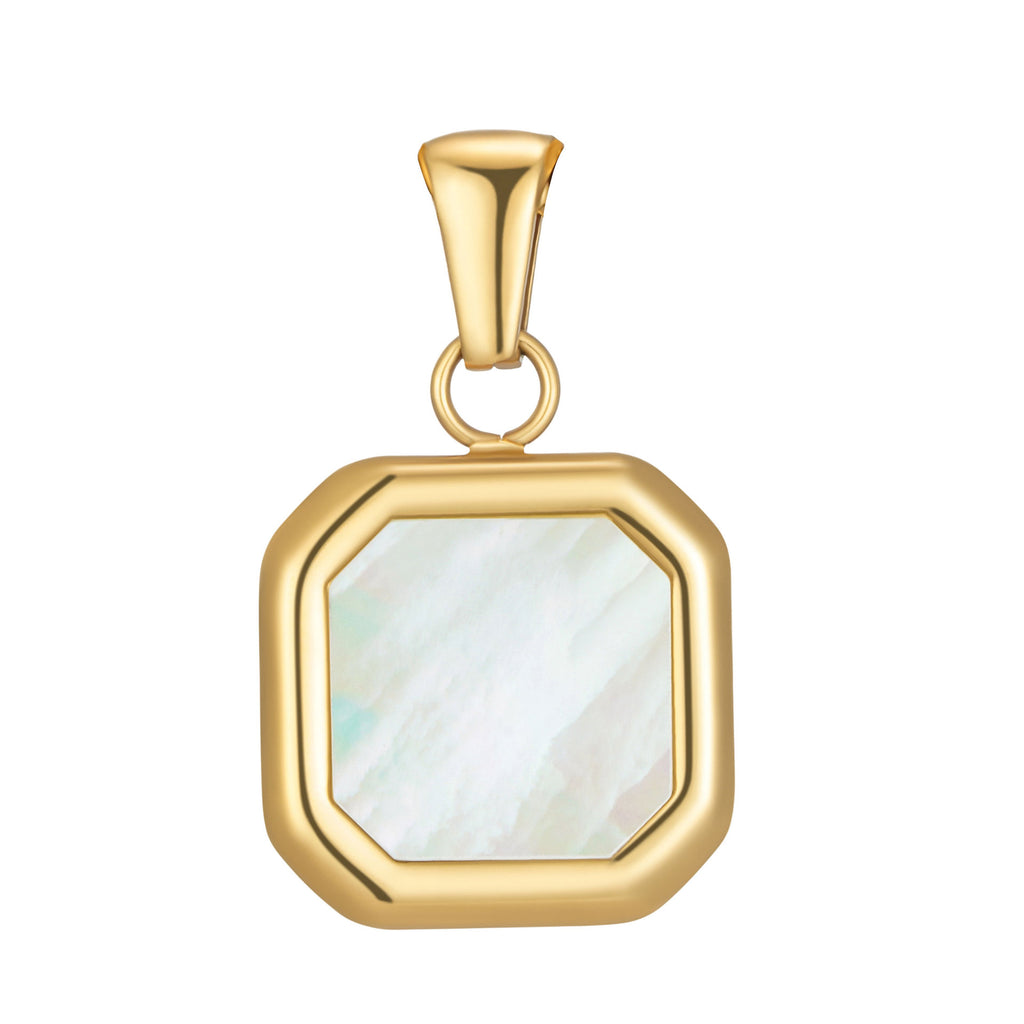 Damen Anhänger mit hochwertigem Abalone-Stein und elegantem Gold-Design Shop Nory