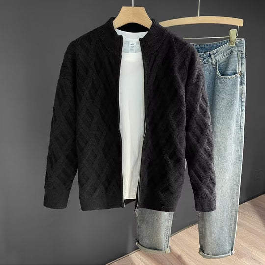 Damen Strickjacke mit elegantem Zopfmuster Shop Nory