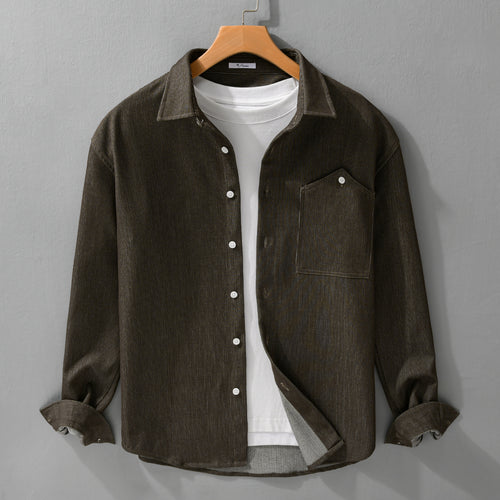 Herren Denim-Overshirt im Hemdjackenstil mit Brusttasche und durchgehender Knopfleiste Shop Nory