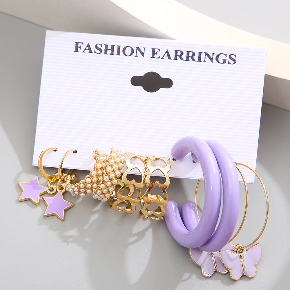 Damen Ohrringe Set mit abwechslungsreichen Designs und eleganten Akzenten Shop Nory