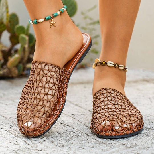 Damen Atmungsaktive und flexible Freizeit-Slipper