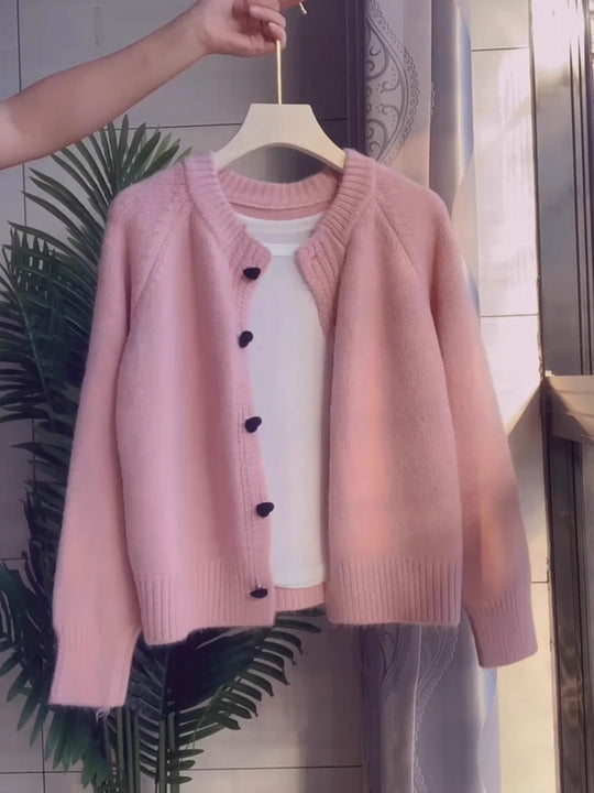Damen Kuschelige Strickjacke Shop Nory