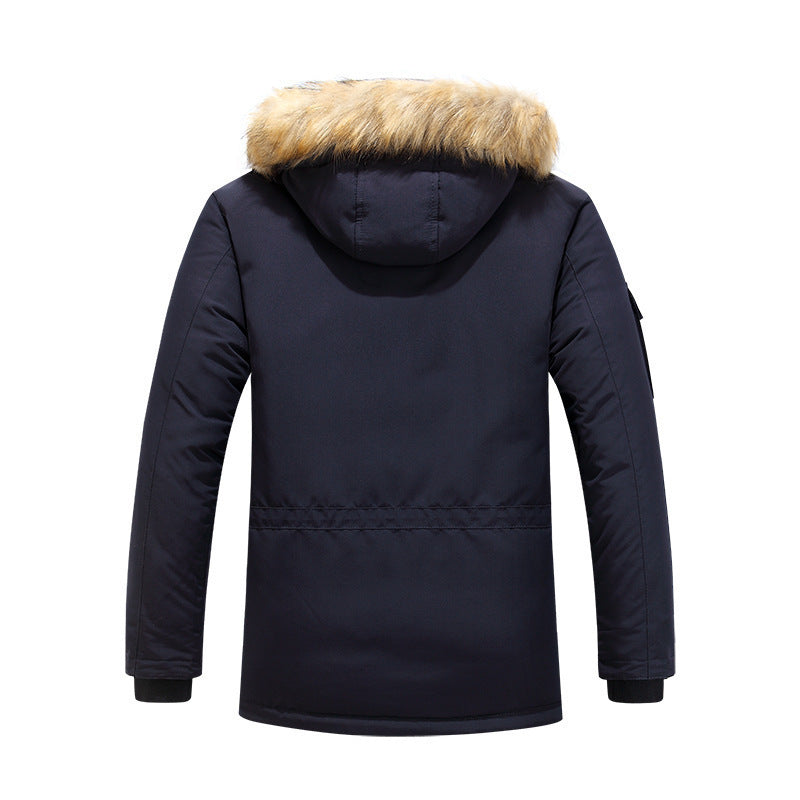 Herren Arctic-Expeditionsparka mit gefütterter Thermoisolierung und abnehmbarer Kunstfellkapuze Shop Nory
