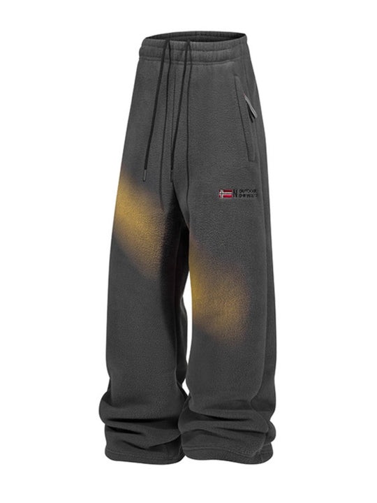 Damen Fleece-Hose mit elastischem Bund, Reißverschlusstaschen und Thermo-Innenfutter Shop Nory