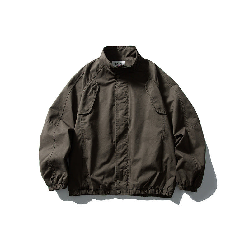 Unisex Boxy-Fieldblouson aus leichtem Ripstop mit verdeckter Reißverschlussblende und elastischem Saum Shop Nory