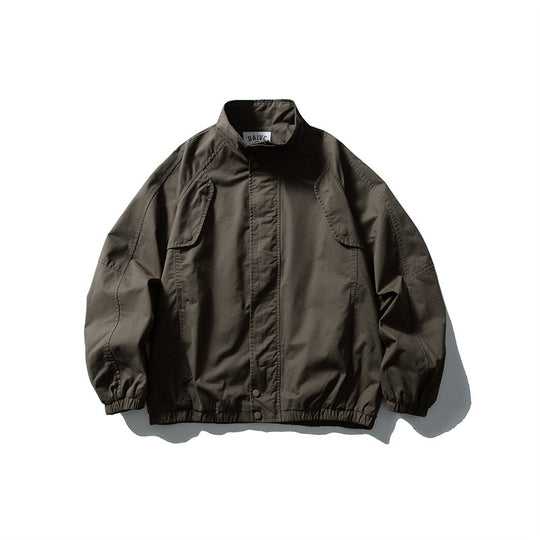Unisex Boxy-Fieldblouson aus leichtem Ripstop mit verdeckter Reißverschlussblende und elastischem Saum Shop Nory