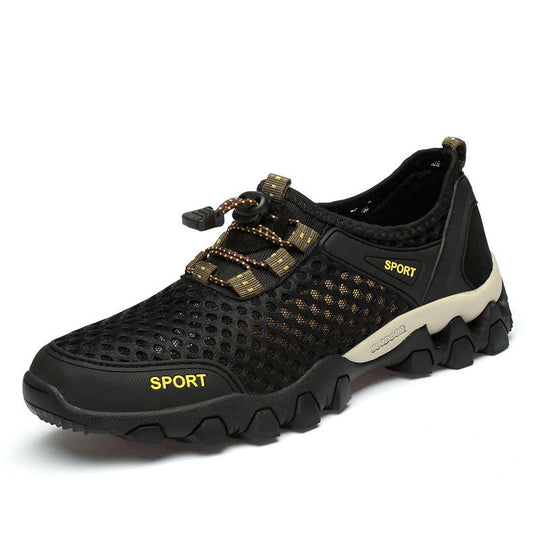 Herren Atmungsaktive Outdoor-Sportschuhe mit rutschfester Sohle