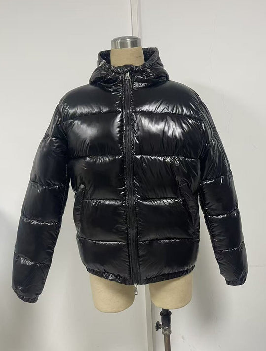 Damen Wasserdichte Daunenjacke mit Kapuze