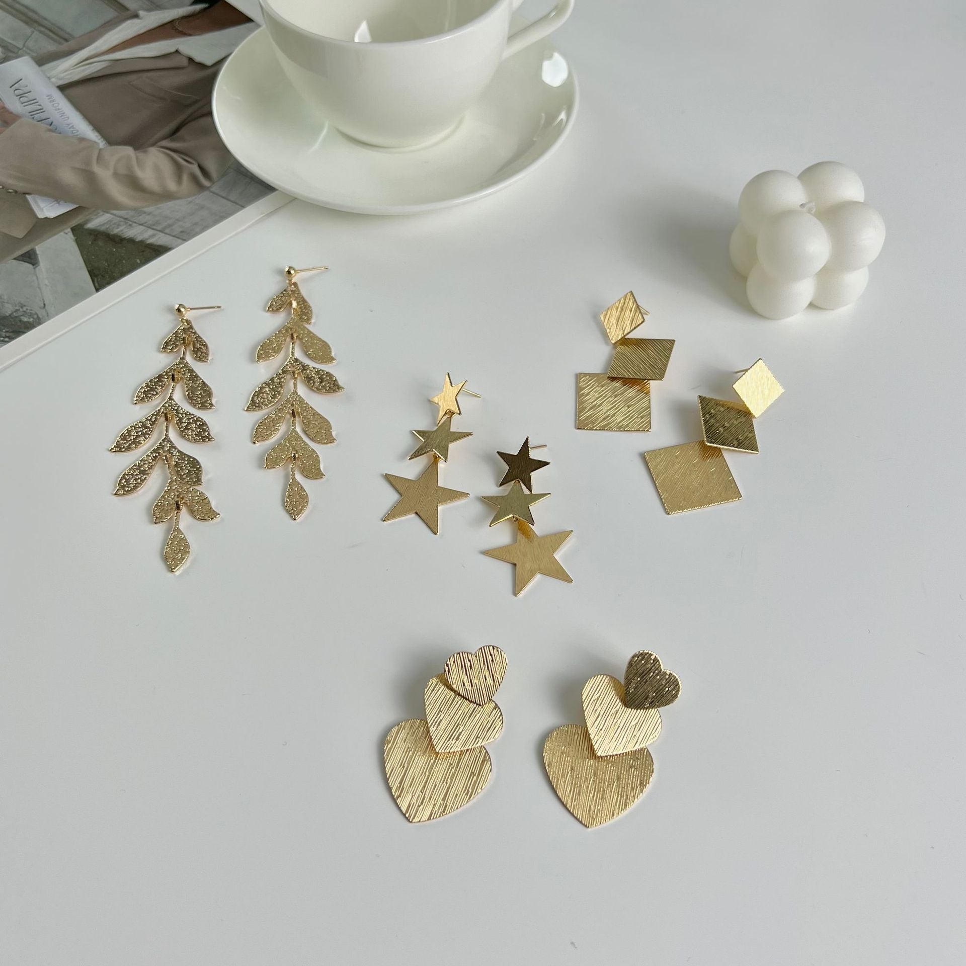 Damen Geometrische Ohrringe im modernen Design Shop Nory