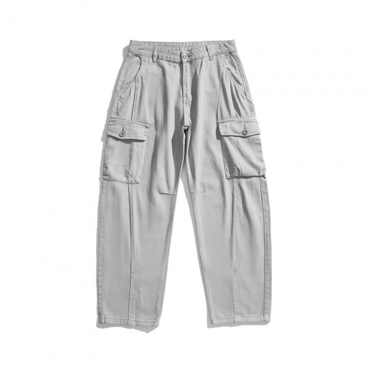 Herren Cargo-Hose im Utility-Stil mit Klappentaschen und geradem Bein Shop Nory
