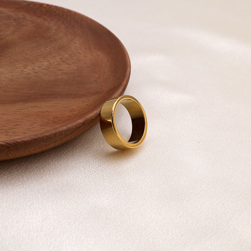 Damen zeitloser und eleganter Ring in mattem Design Shop Nory