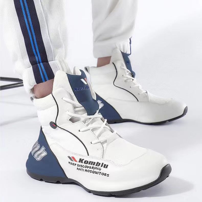 Herren High-Top Performance Sneaker aus atmungsaktivem Kunstleder mit stoßdämpfender Laufsohle Shopy Nory