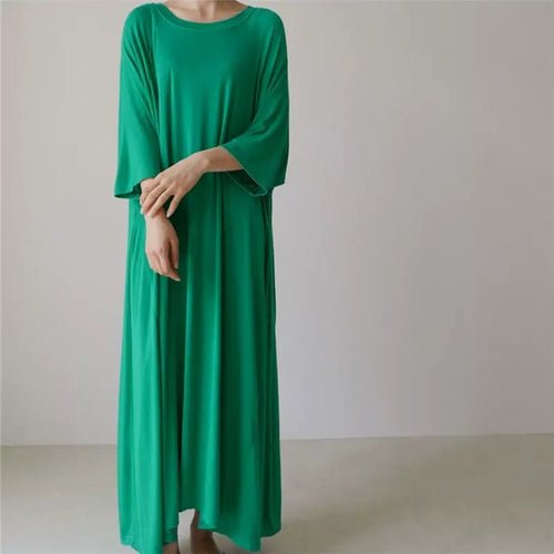 Damen Weiches Oversize-Tunikakleid aus Viskose‑Jersey mit Raglanärmeln Shop Nory