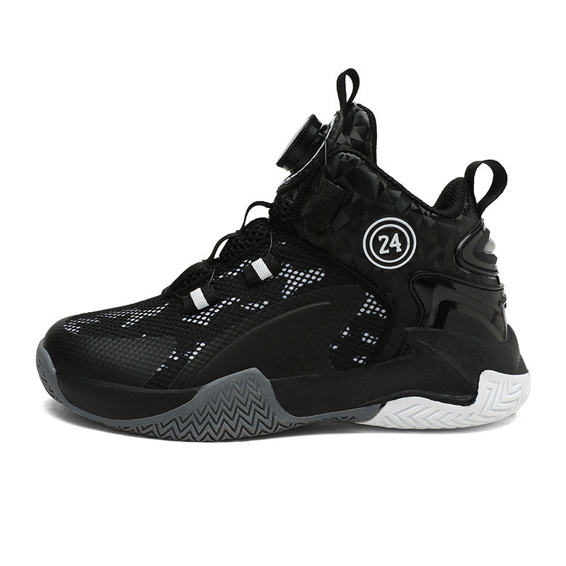 Unisex High-Top Basketball-Sneaker mit Drehverschluss und atmungsaktivem Mesh Shopy Nory