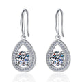 Damen Ohrhänger mit glänzendem Zirkonia und eleganter Tropfenform Shop Nory
