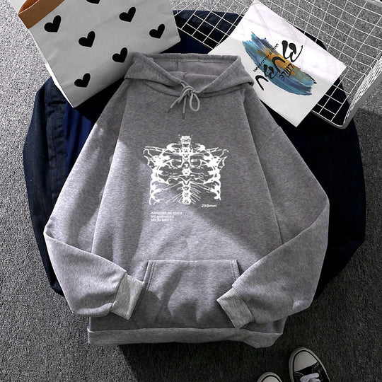 Unisex nan oversized Kapuzenpullover mit anatomischem Grafikprint, Kängurutasche und verstellbarer Kordel Shop Nory
