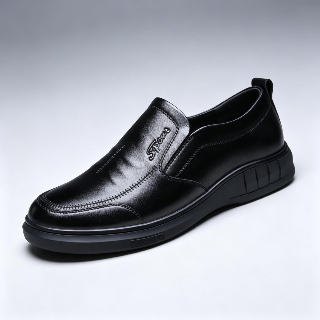 Herren Bequeme Leder Slipper Shop Nory
