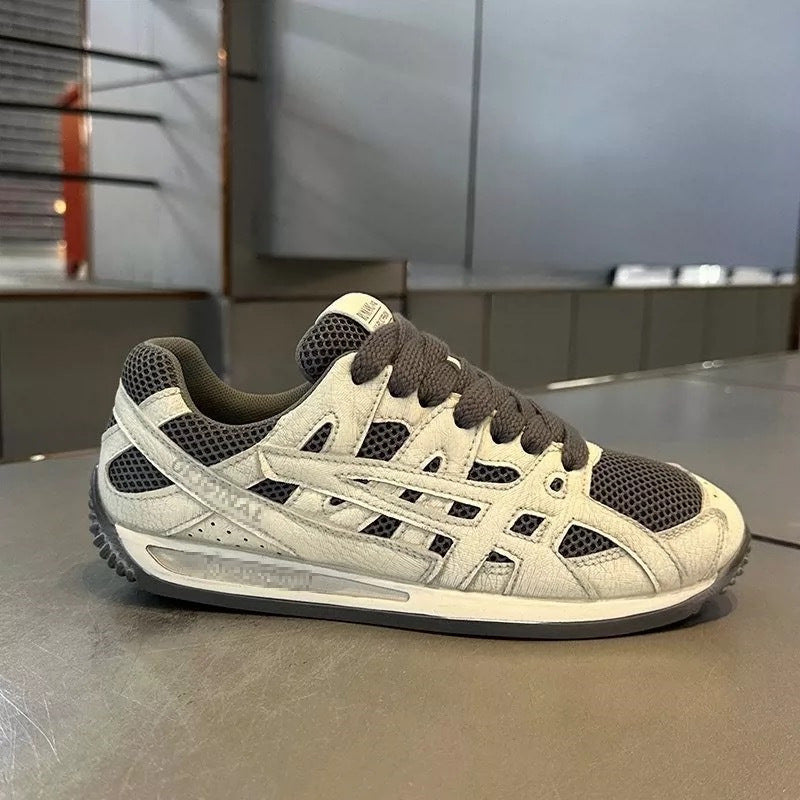 Herren Atmungsaktiver Retro-Laufsneaker mit Mesh- und Wildleder-Overlays Shop Nory