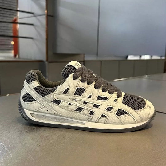 Herren Atmungsaktiver Retro-Laufsneaker mit Mesh- und Wildleder-Overlays Shop Nory